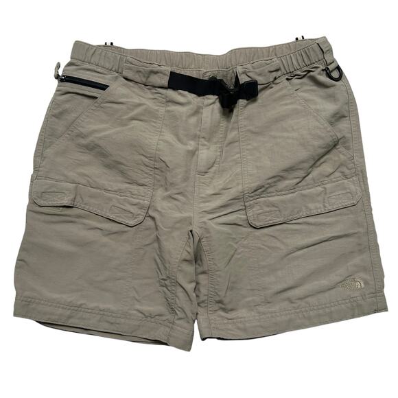 The North Face Other - The North Face Men’s Khaki Tan Belted Cargo Hiking Shorts - Nylon Fishing - L